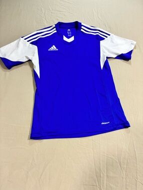 adidas Men’s Royal Blue & White Soccer Jersey